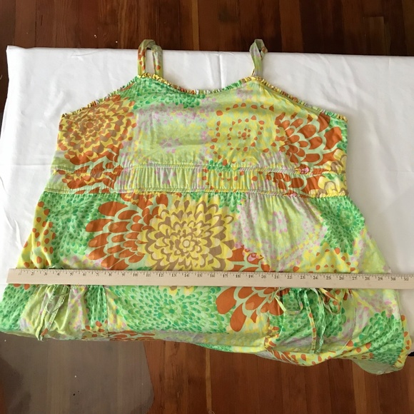 MllE GABRIELLE Floral Sundress Cotton Midi Dress Women’s Plus Size 3X Fit 2X - Picture 15 of 16